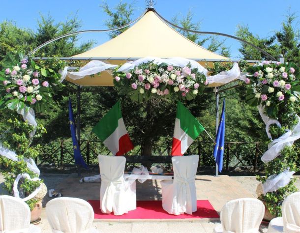 Allestimento gazebo addobbi per matrimoni a perugia, terni, centro Italia, marche, toscana, lazio